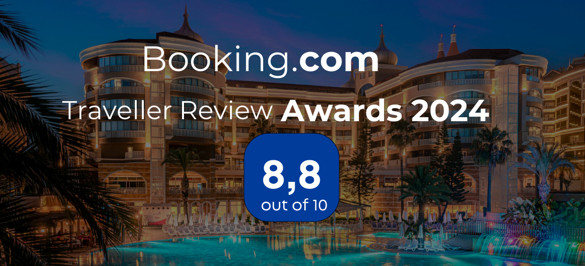 We are thrilled to announce that Kirman Arycanda Hotels has been honored with the Booking.com Traveler Review Award 2024! 